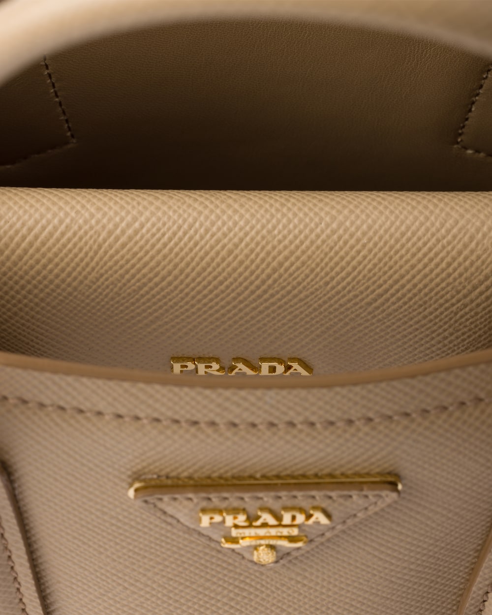 Small Prada Double Saffiano Leather Bag - Image 2